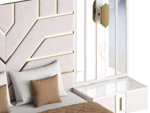 La Blanc Bedroom set Modelo 3D