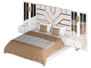 La Blanc Bedroom set Modelo 3D