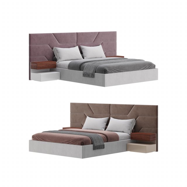 Laer bed 3D मॉडल .c4d .max .obj .3ds .fbx .stl .blend 