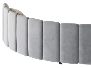 Lando modular curved seat 3D Model