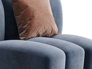 Lando Modular Curved Seat II 3Dモデル