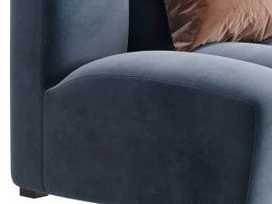 Lando Modular Curved Seat II 3D Model