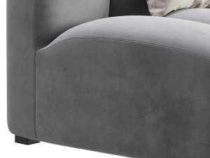 Lando Modular Curved Seat II 3Dモデル