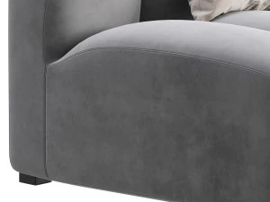 Lando Modular Curved Seat II 3D Model
