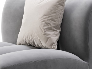 Lando Modular Curved Seat II 3Dモデル