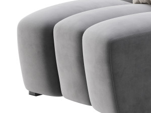Lando Modular Curved Seat II 3Dモデル