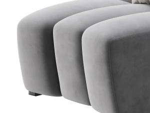 Lando Modular Curved Seat II 3D Model