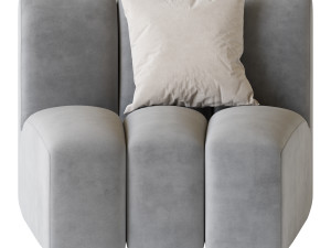 Lando Modular Curved Seat II 3Dモデル