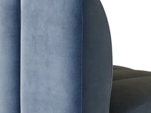 Lando Modular Curved Seat II 3D Model