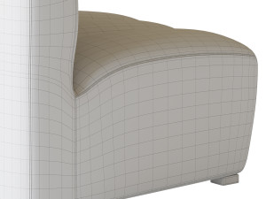 Lando Modular Curved Seat II 3Dモデル