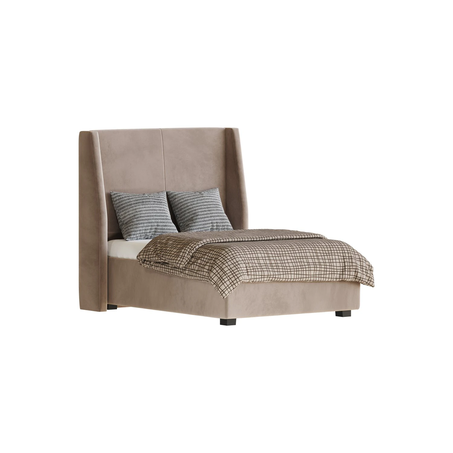 Laura Bed 3D Model .c4d .max .obj .3ds .fbx .stl .blend 
