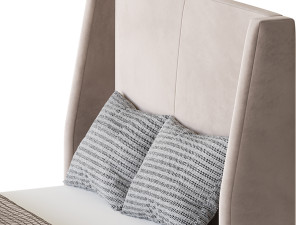 Laura Bed Modèle 3D