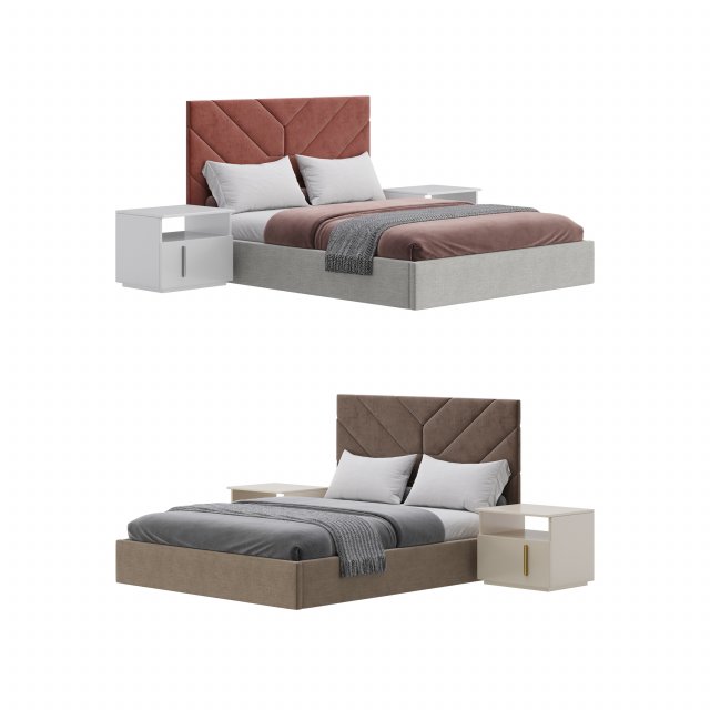 Leir bed 3D Model .c4d .max .obj .3ds .fbx .stl .blend 