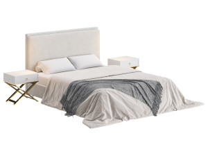 Lennon Bed in Nomad 3D 模型