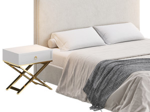 Lennon Bed in Nomad 3D 模型