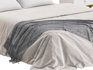 Lennon Bed in Nomad 3D 模型