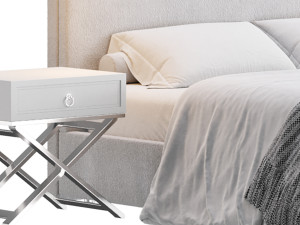 Lennon Bed in Nomad 3D 模型