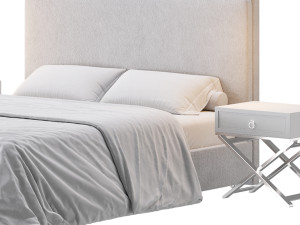 Lennon Bed in Nomad 3D 模型