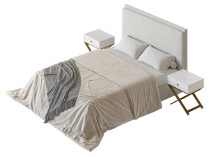 Lennon Bed in Nomad 3D 模型