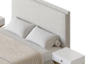 Lennon Bed in Nomad 3D 模型