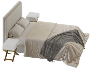 Lennon Bed in Nomad 3D 模型
