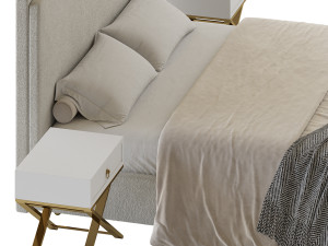 Lennon Bed in Nomad 3D 模型