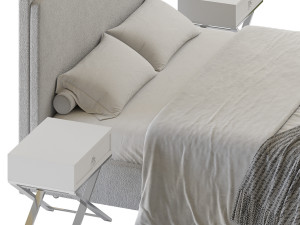 Lennon Bed in Nomad 3D 模型