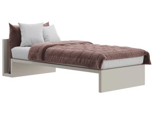 Letto Lagolinea Lago bed 3D Model