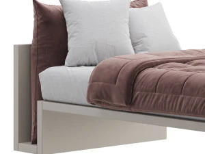 Letto Lagolinea Lago bed 3D Model