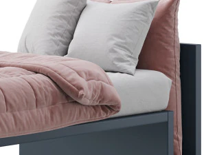 Letto Lagolinea Lago bed 3D Model