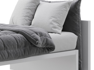 Letto Lagolinea Lago bed Model 3D
