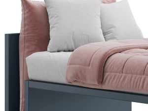Letto Lagolinea Lago bed 3D Model