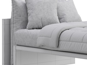 Letto Lagolinea Lago bed Model 3D