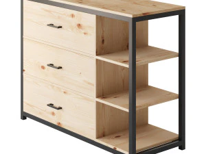 Loft Cabinet 3D Model