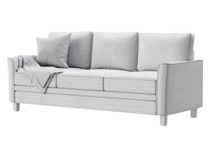 Mainstays Auden Classic Modern sofa 3D Model