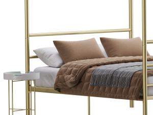 Mainstays Metal Canopy bed Modelo 3D