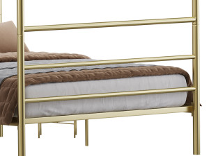 Mainstays Metal Canopy bed Modelo 3D
