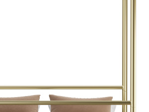 Mainstays Metal Canopy bed Modelo 3D