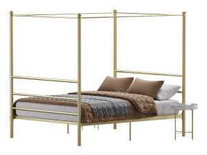 Mainstays Metal Canopy bed Modelo 3D