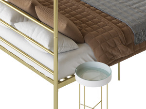 Mainstays Metal Canopy bed Modelo 3D