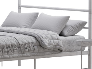 Mainstays Metal Canopy bed Modelo 3D