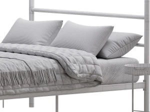 Mainstays Metal Canopy bed 3D Model