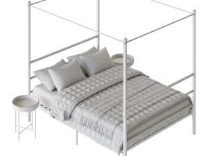 Mainstays Metal Canopy bed Modelo 3D