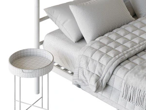 Mainstays Metal Canopy bed 3D Model