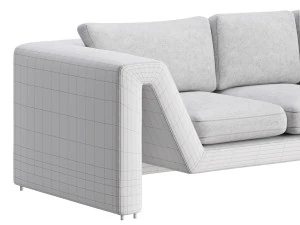 Divano Man&ugrave; Modello 3D