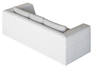 Divano Man&ugrave; Modello 3D