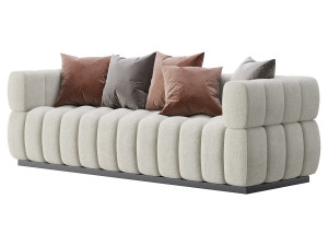 Marat boucle sofa 3D Model