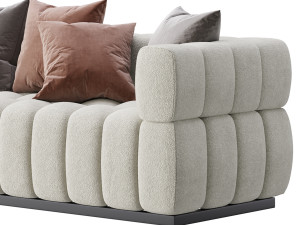 Marat boucle sofa 3D Model