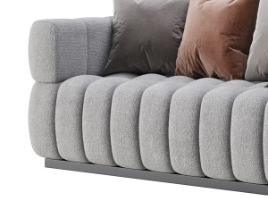 Marat boucle sofa 3D Model