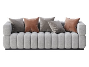 Marat boucle sofa 3D Model